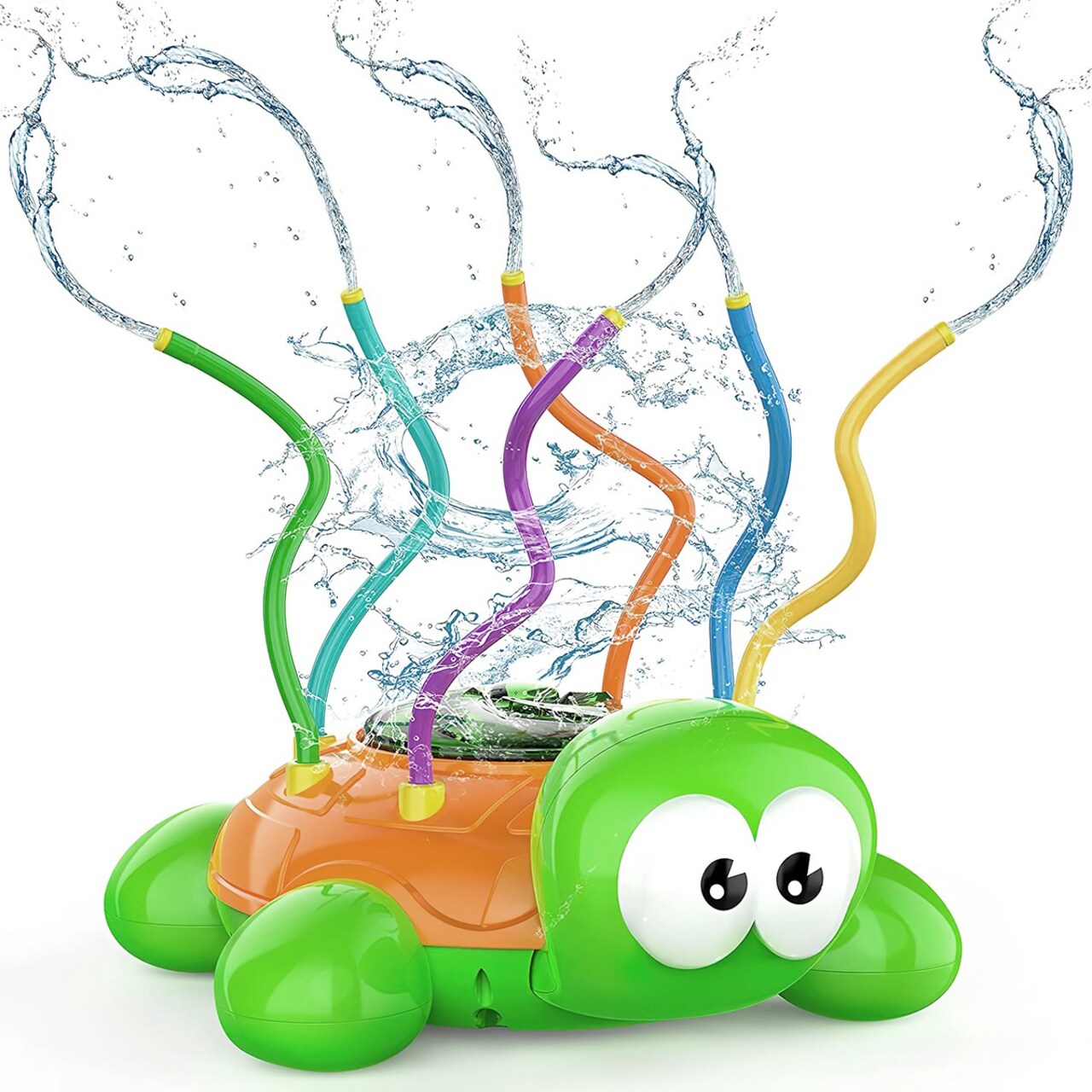 Nothing But Fun Toys Spinning Turtle Sprinkler - Sprays in 6 Directions